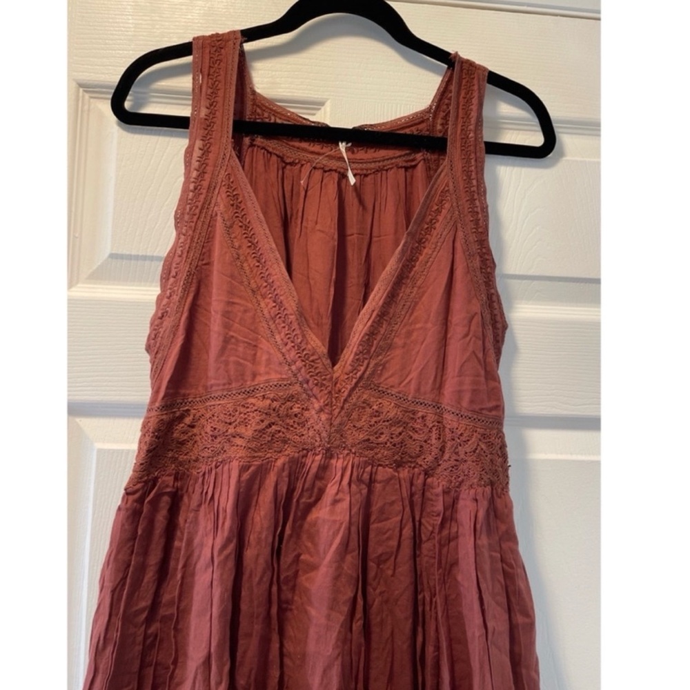 Free People Rust Brown Maxi Dress - Picture 6 of 7
